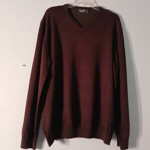 MEN'S SOFT V-NECK PULLOVER SWEATER